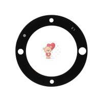 Стекло камеры для Huawei Honor X9a 5G Черный