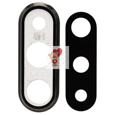 Стекло камеры для Huawei Honor 20 Lite/Huawei Honor 20S в сборе с рамкой Черный