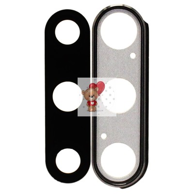 Стекло камеры для Huawei Honor 9X/Huawei Honor 9X Premium в сборе с рамкой Черный