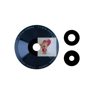 Стекло камеры для Huawei Nova Y72 (комплект 3 шт.) Черный