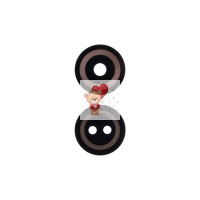 Стекло камеры для Infinix Smart 7 HD (комплект 2 шт.) Черный