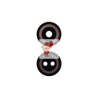 Стекло камеры для Infinix Smart 7 HD (комплект 2 шт.) Черный