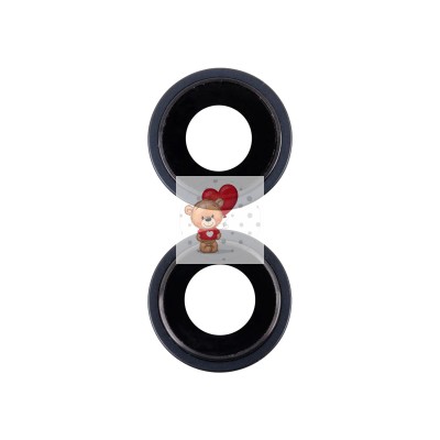 Стекло камеры для iPhone 15/iPhone 15 Plus (комплект 2 шт.) Черный