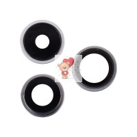 Стекло камеры для iPhone 15 Pro (комплект 3 шт.) Белый Стекло камеры для iPhone 15 Pro (комплект 3 шт.) Белый