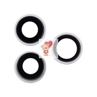 Стекло камеры для iPhone 15 Pro Max (комплект 3 шт.) Серый Стекло камеры для iPhone 15 Pro Max (комплект 3 шт.) Серый