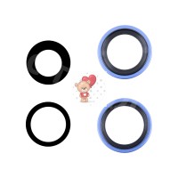 Стекло камеры для iPhone 16/iPhone 16 Plus (комплект 2 шт.) Ультрамарин Стекло камеры для iPhone 16/iPhone 16 Plus (комплект 2 шт.) Ультрамарин