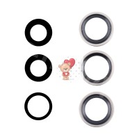 Стекло камеры для iPhone 16 Pro/iPhone 16 Pro Max (комплект 3 шт.) Серый Стекло камеры для iPhone 16 Pro/iPhone 16 Pro Max (комплект 3 шт.) Серый