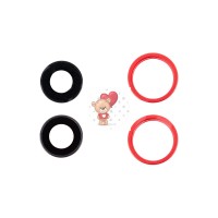 Стекло камеры для iPhone 14/iPhone 14 Plus (комплект 2 шт.) Красный Стекло камеры для iPhone 14/iPhone 14 Plus (комплект 2 шт.) Красный