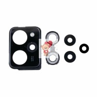 Стекло камеры для Xiaomi Poco X5 Pro 5G в сборе с рамкой Черный Стекло камеры для Xiaomi Poco X5 Pro 5G в сборе с рамкой Черный