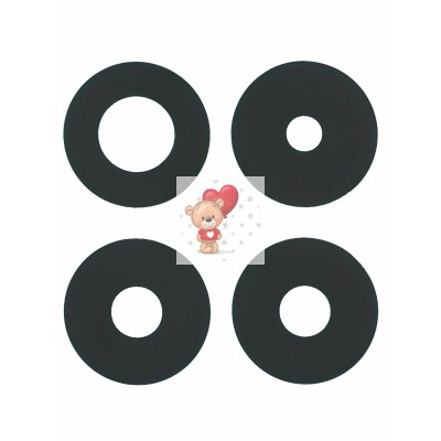 Стекло камеры для Xiaomi Poco X7 (комплект 4 шт.) Черный Стекло камеры для Xiaomi Poco X7 (комплект 4 шт.) Черный