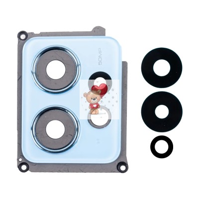 Стекло камеры для Xiaomi Redmi Note 12 4G в сборе с рамкой Голубой Стекло камеры для Xiaomi Redmi Note 12 4G в сборе с рамкой Голубой