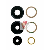 Стекло камеры для Xiaomi Redmi Note 14 4G (комплект 3 шт.) Черный Стекло камеры для Xiaomi Redmi Note 14 4G (комплект 3 шт.) Черный