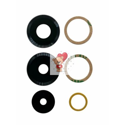 Стекло камеры для Xiaomi Redmi Note 14 4G (комплект 3 шт.) Черный Стекло камеры для Xiaomi Redmi Note 14 4G (комплект 3 шт.) Черный