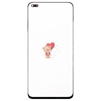 Стекло модуля для Huawei Honor 50 Lite в сборе с OCA пленкой Черный - OR (Mitsubishi)