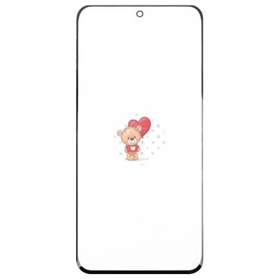 Стекло модуля для Huawei Honor 90 в сборе с OCA пленкой Черный - OR (Mitsubishi)