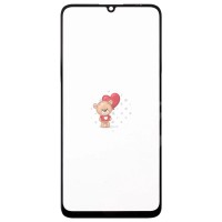 Стекло модуля для Huawei Honor X7 в сборе с OCA пленкой Черный - OR (Mitsubishi)