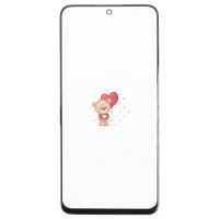 Стекло модуля для Huawei Honor X7c в сборе с OCA пленкой Черный - OR (Mitsubishi)