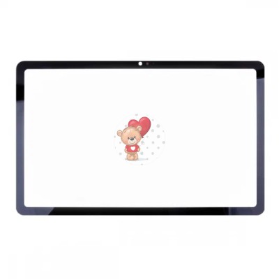 Стекло модуля для Huawei MatePad SE LTE 10.4" в сборе с OCA пленкой Черный - OR (Mitsubishi)