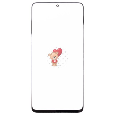 Стекло модуля для Huawei Nova 11i в сборе с OCA пленкой Черный - OR (Mitsubishi)