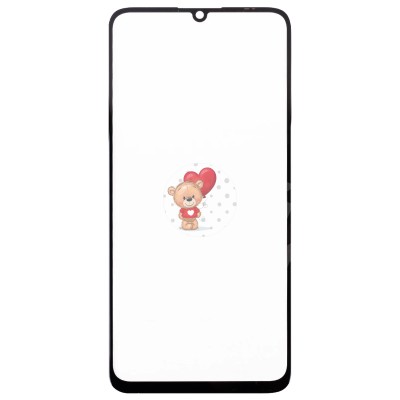 Стекло модуля для Huawei Nova Y70 Plus в сборе с OCA пленкой Черный - OR (Mitsubishi)