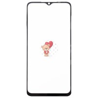 Стекло модуля для Infinix Hot 30i в сборе с OCA пленкой Черный - OR (Mitsubishi)