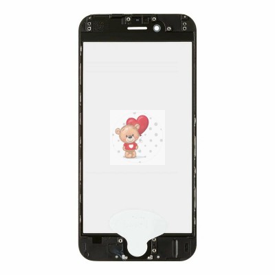 Стекло модуля для Apple iPhone 6 в сборе с рамкой и OCA пленкой Черный - OR (Mitsubishi) Стекло модуля для Apple iPhone 6 в сборе с рамкой и OCA пленкой Черный - OR (Mitsubishi)