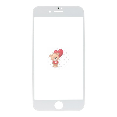 Стекло модуля для Apple iPhone 8 в сборе с рамкой и OCA пленкой Белый - OR (Mitsubishi) Стекло модуля для Apple iPhone 8 в сборе с рамкой и OCA пленкой Белый - OR (Mitsubishi)