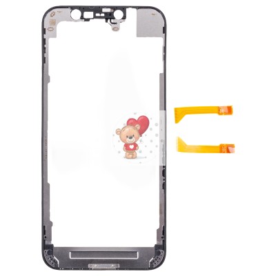 Стекло модуля для Apple iPhone 12 mini в сборе с тачскрином и OCA пленкой Черный - OR (Feaglet)