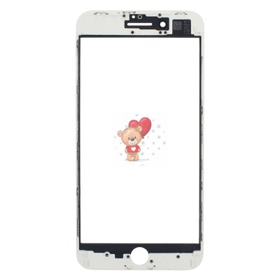 Стекло модуля для Apple iPhone 8 Plus в сборе с рамкой и OCA пленкой Белый - OR (Mitsubishi) Стекло модуля для Apple iPhone 8 Plus в сборе с рамкой и OCA пленкой Белый - OR (Mitsubishi)