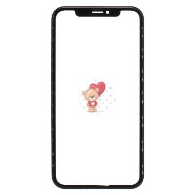 Стекло модуля для Apple iPhone Xr в сборе с рамкой и OCA пленкой Черный - OR (Mitsubishi) Стекло модуля для Apple iPhone Xr в сборе с рамкой и OCA пленкой Черный - OR (Mitsubishi)