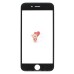 Стекло модуля для Apple iPhone 6S в сборе с рамкой и OCA пленкой Черный - OR (Mitsubishi)