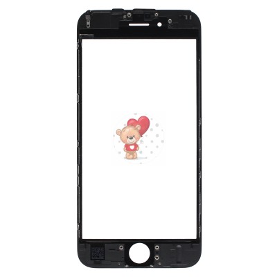 Стекло модуля для Apple iPhone 6S в сборе с рамкой и OCA пленкой Черный - OR (Mitsubishi) Стекло модуля для Apple iPhone 6S в сборе с рамкой и OCA пленкой Черный - OR (Mitsubishi)