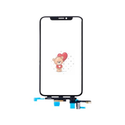 Стекло модуля для Apple iPhone X в сборе с тачскрином и OCA пленкой Черный - OR (Mitsubishi) Стекло модуля для Apple iPhone X в сборе с тачскрином и OCA пленкой Черный - OR (Mitsubishi)