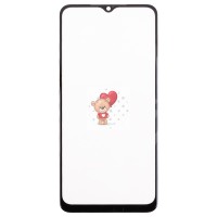Стекло модуля для Samsung A055F Galaxy A05 в сборе с OCA пленкой Черный - OR (Mitsubishi)