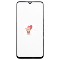 Стекло модуля для Samsung A057F Galaxy A05s в сборе с OCA пленкой Черный - OR (Mitsubishi)