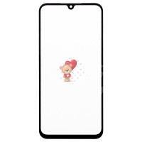 Стекло модуля для Samsung A155F Galaxy A15 4G в сборе с OCA пленкой Черный - OR (Mitsubishi)