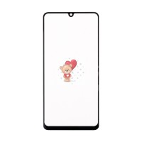 Стекло модуля для Samsung A325F Galaxy A32 4G в сборе с OCA пленкой Черный - OR (Mitsubishi)