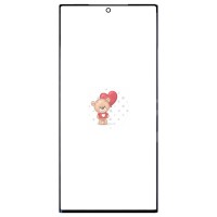 Стекло модуля для Samsung S918B Galaxy S23 Ultra в сборе с OCA пленкой Черный - OR (Mitsubishi)