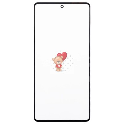 Стекло модуля для Tecno Camon 20 Premier 5G в сборе с OCA пленкой Черный - OR (Mitsubishi)