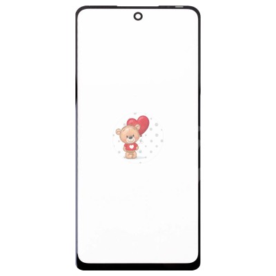 Стекло модуля для Tecno Pova 5 в сборе с OCA пленкой Черный - OR (Mitsubishi)