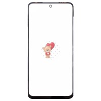 Стекло модуля для Tecno Pova Neo 2 в сборе с OCA пленкой Черный - OR (Mitsubishi)