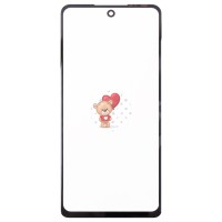 Стекло модуля для Tecno Spark 10 Pro в сборе с OCA пленкой Черный - OR (Mitsubishi)