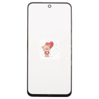 Стекло модуля для Tecno Spark 30 4G в сборе с OCA пленкой Черный - OR (Mitsubishi)