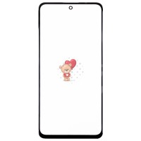 Стекло модуля для Xiaomi Redmi Note 11S 5G в сборе с OCA пленкой Черный - OR (Mitsubishi)