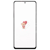 Стекло модуля для Xiaomi Poco X3 NFC в сборе с OCA пленкой Черный - OR (Mitsubishi)