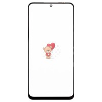 Стекло модуля для Xiaomi Poco X5 5G в сборе с OCA пленкой Черный - OR (Mitsubishi)