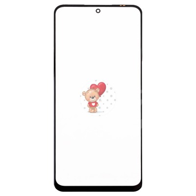 Стекло модуля для Xiaomi Poco X5 5G в сборе с OCA пленкой Черный - (Feaglet)