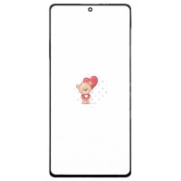 Стекло модуля для Xiaomi Redmi Note 12 Pro+ в сборе с OCA пленкой Черный - OR