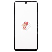 Стекло модуля для Xiaomi Redmi 10 в сборе с OCA пленкой Черный - OR (Mitsubishi)