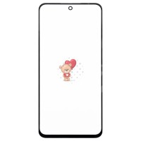 Стекло модуля для Xiaomi Redmi 12 4G в сборе с OCA пленкой Черный - OR (Mitsubishi)